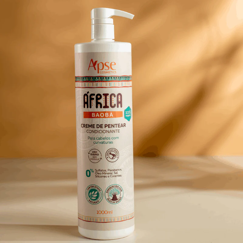 Creme de Pentear África Baobá 1000ml - Ação Condicionante - Image 5